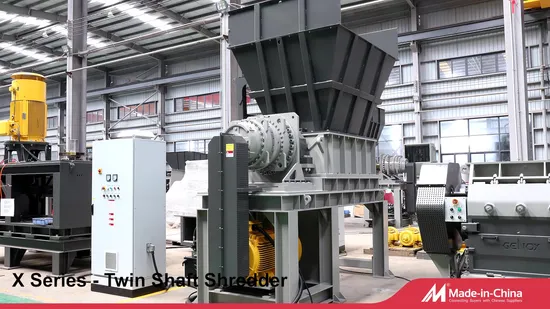 PP/PE/PVC/Teflon/Pet/HDPE/LDPE Pipe Bottle Drum Lump Waste Plastic Grinder Crusher Machine /Container/Film/Truck Tyre Rubber Shredder